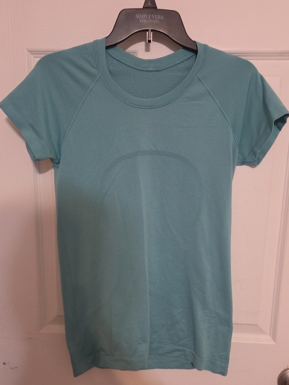 lululemon athletica Short Sleeve Crew Tee in Teal Blue